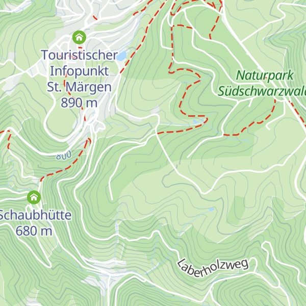 Map of Stuhlwaldhütte