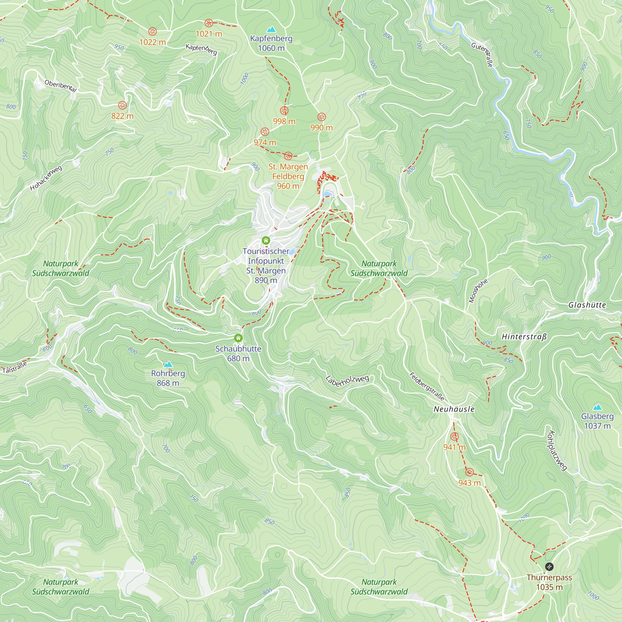 Stuhlwaldhütte map
