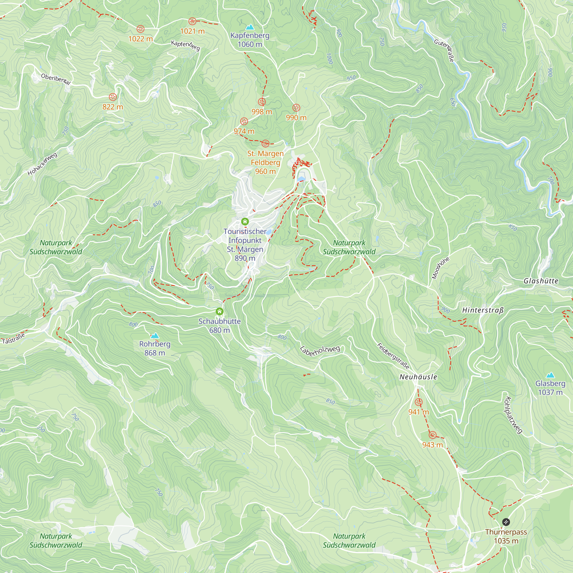 Stuhlwaldhütte map