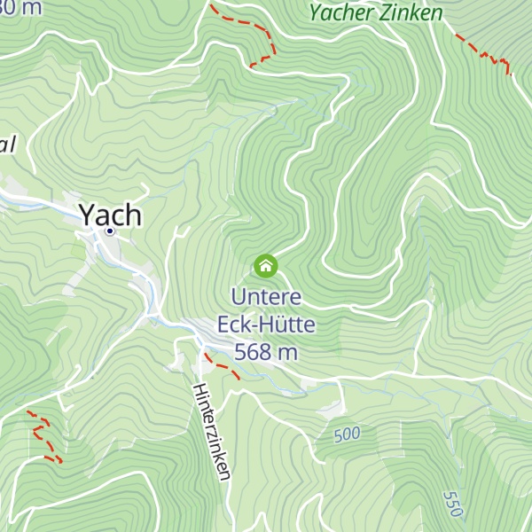 Map of Untere Eck-Hütte