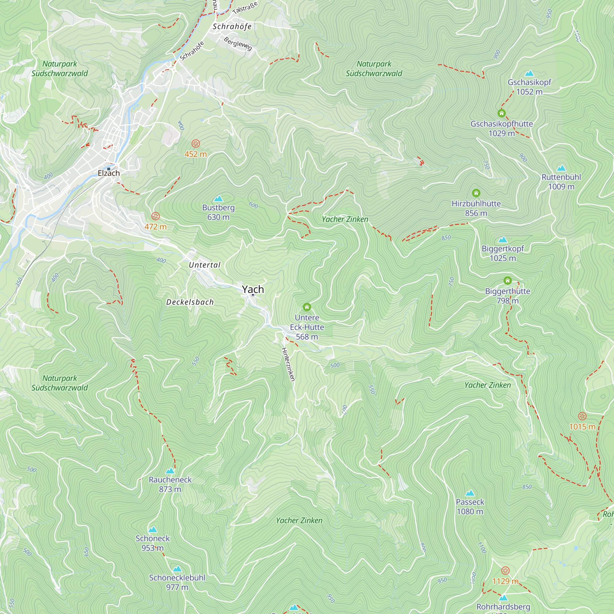Untere Eck-Hütte map