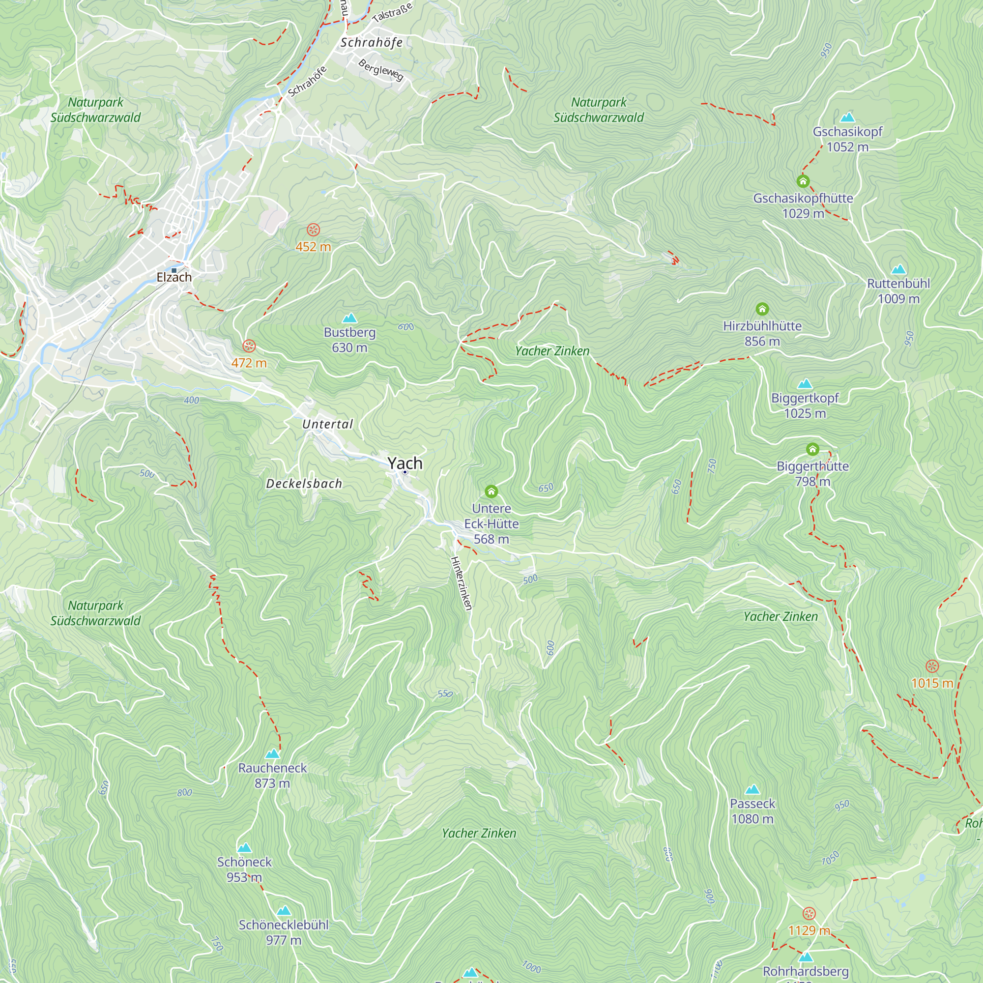 Untere Eck-Hütte map