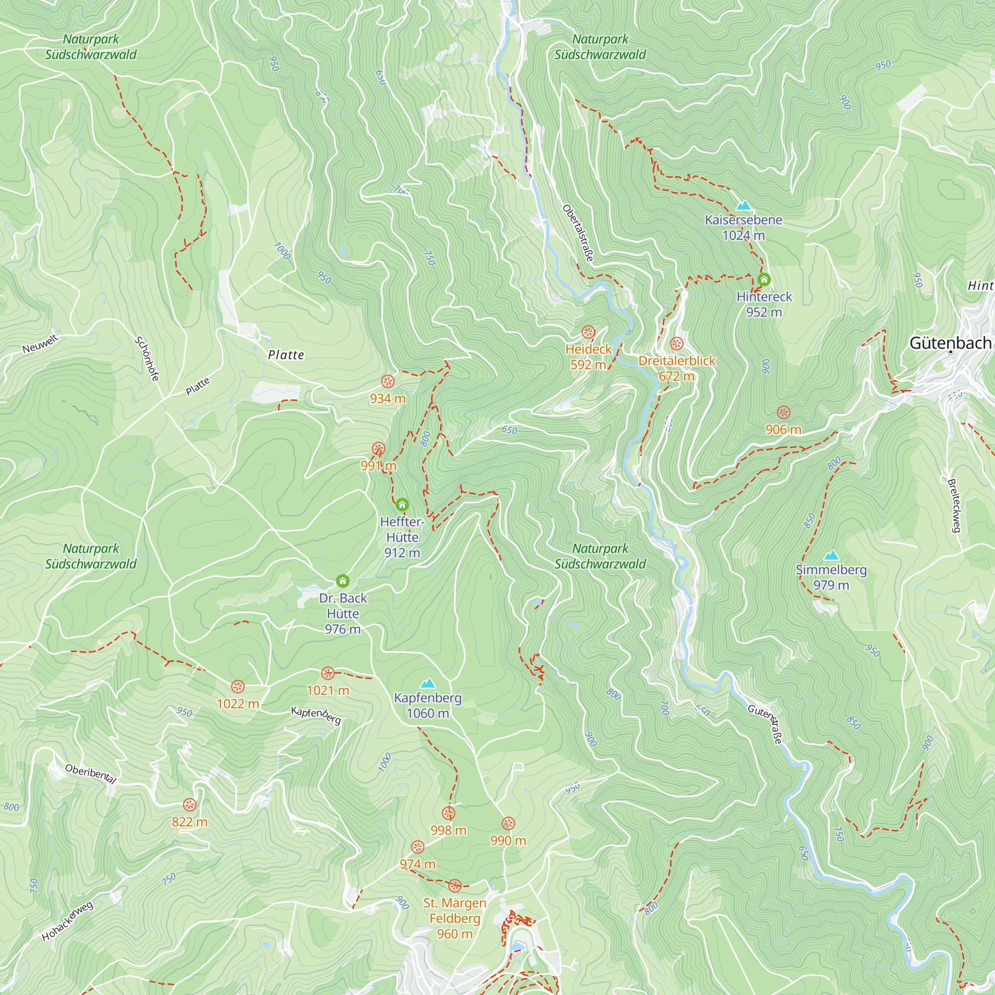 Bannwaldhütte map