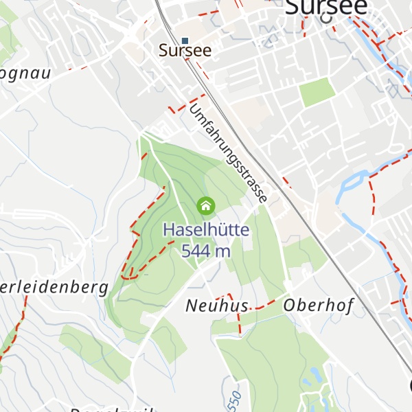 Map of Haselhütte