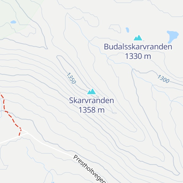 Map of Skarvranden