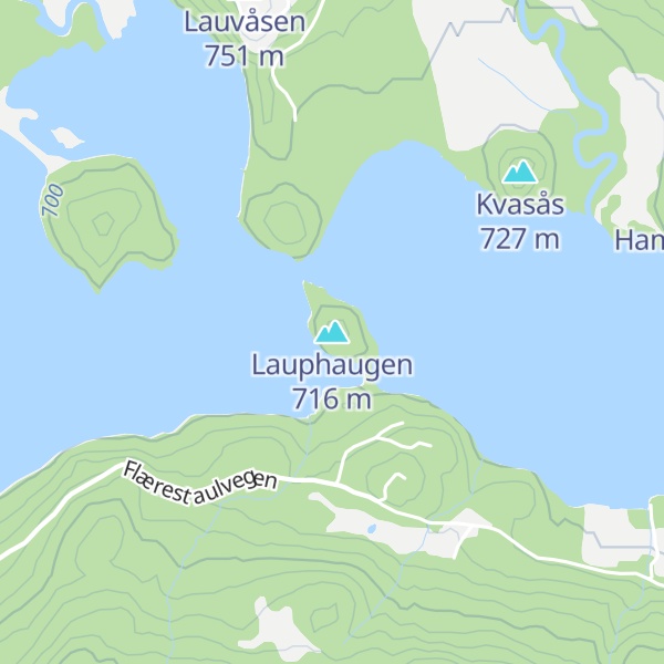 Map of Lauphaugen