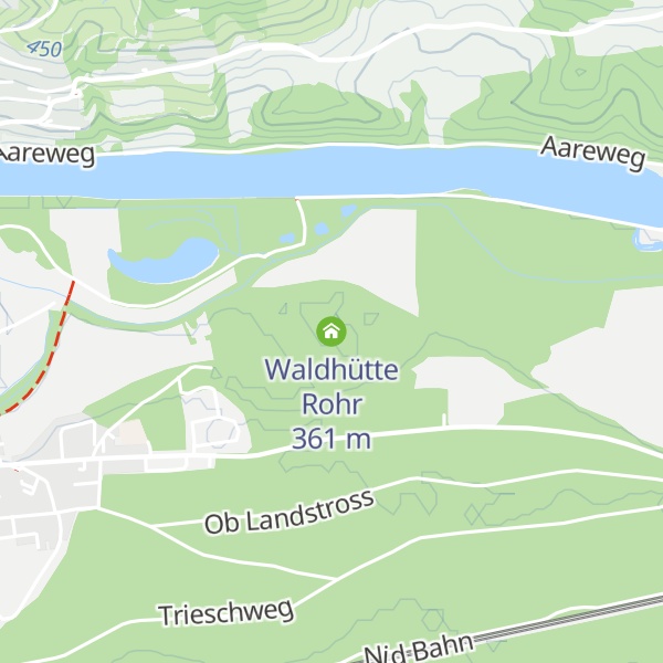 Map of Waldhütte Rohr