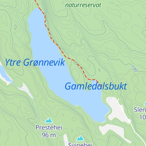 Map of Dragefjellet