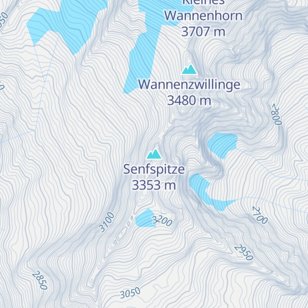 Map of Senfspitze