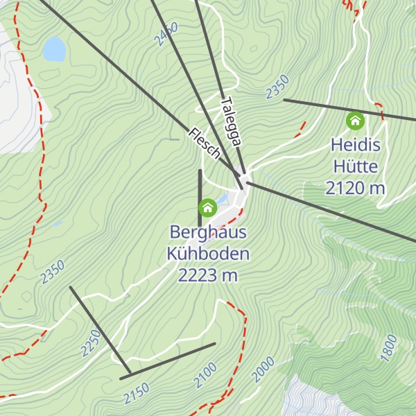 Map of Berghaus Kühboden
