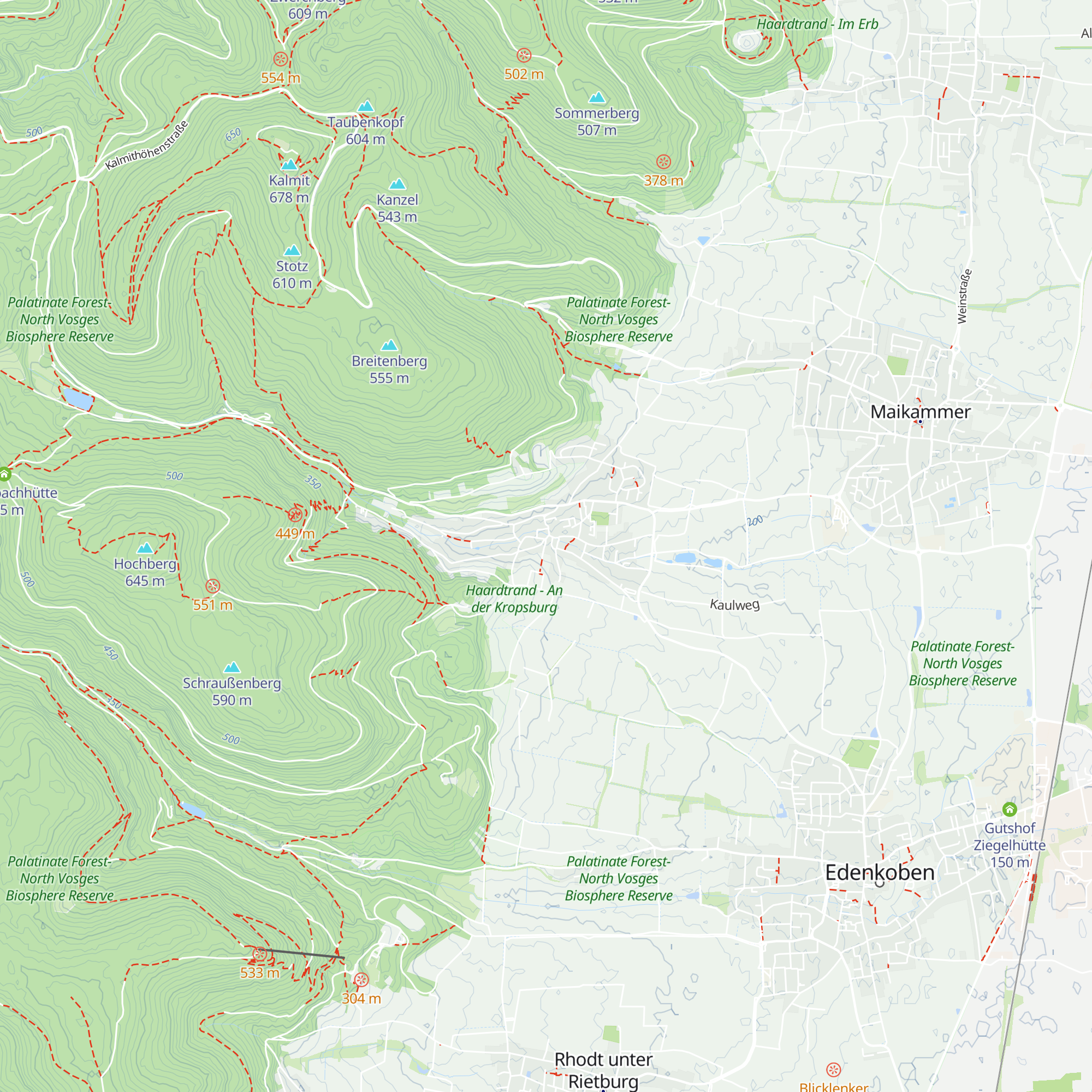 Büro für Tourismus St. Martin map