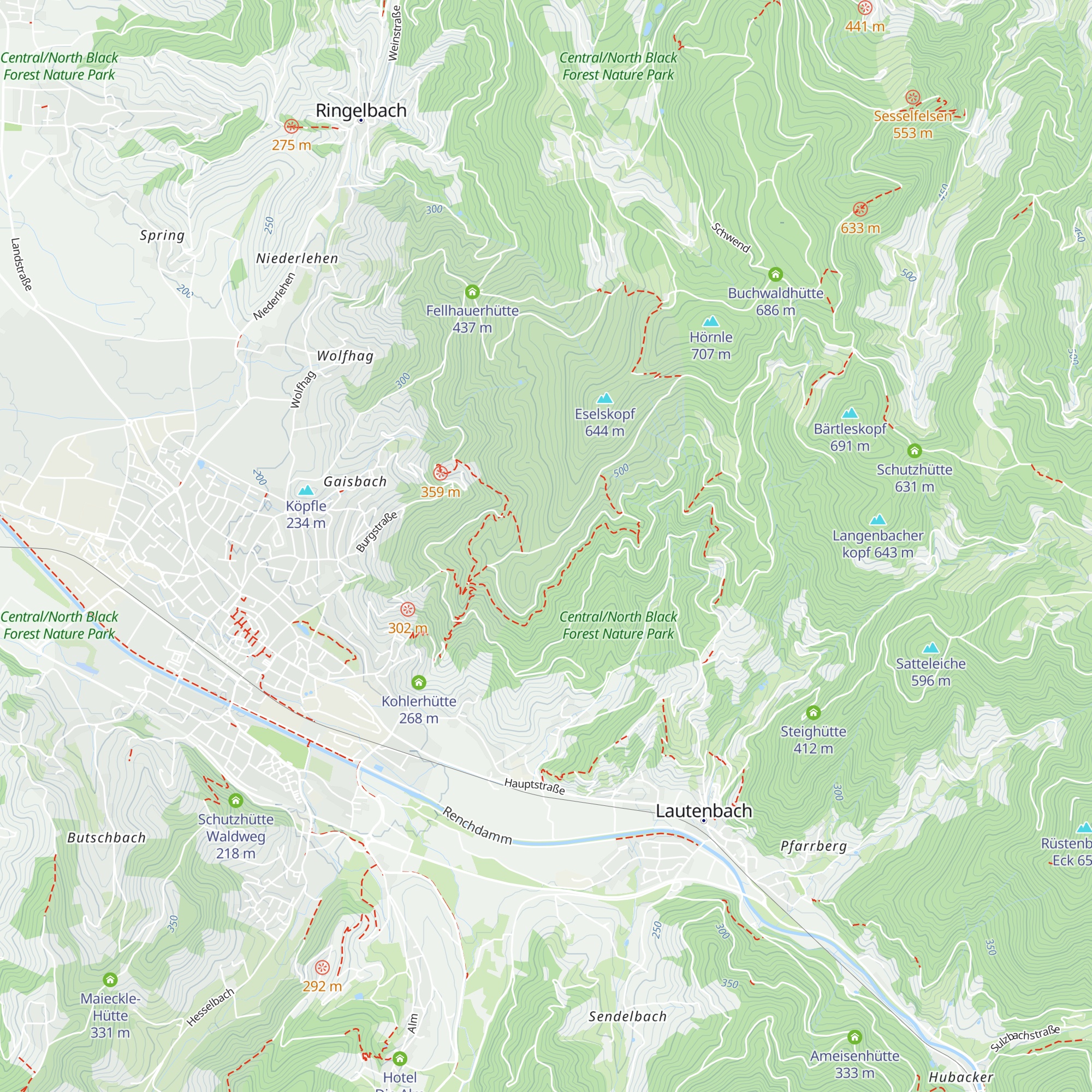 Münsterplatzhütte map