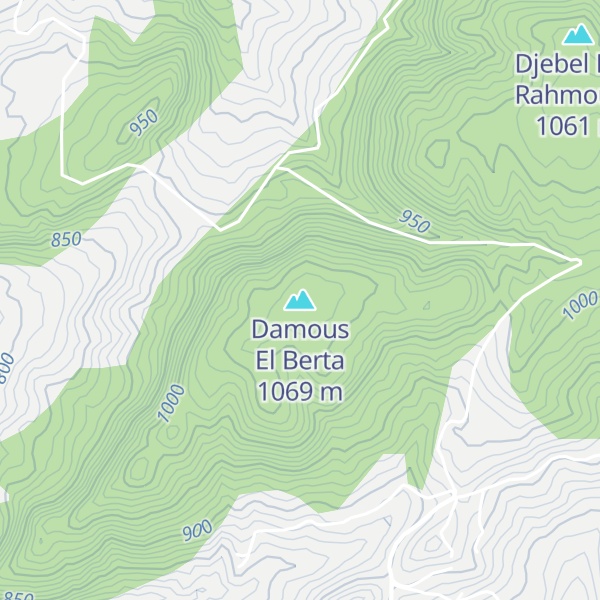 Map of Damous El Berta