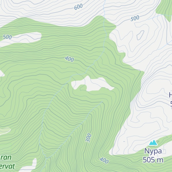 Map of Prestseterhaugen