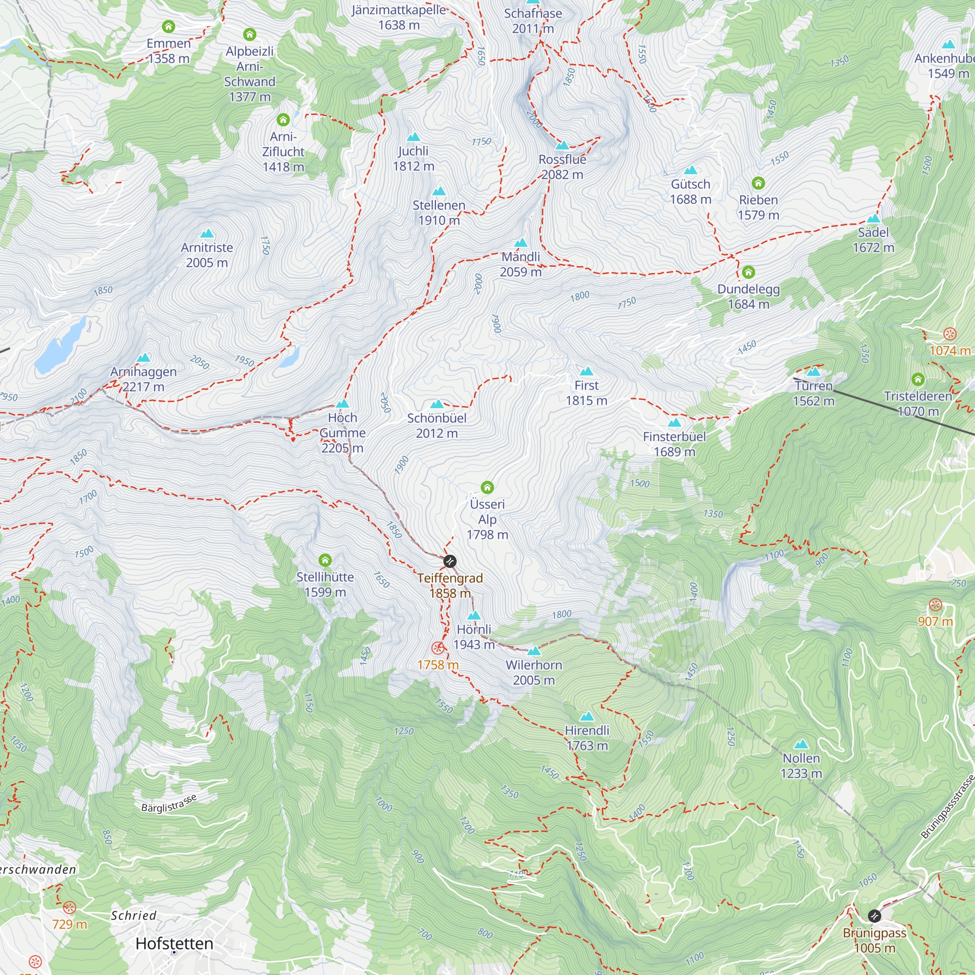 Üsseri Alp map