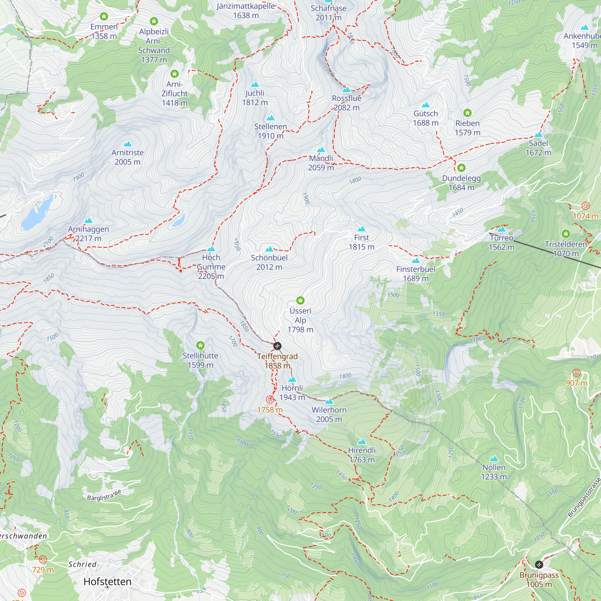 Üsseri Alp map