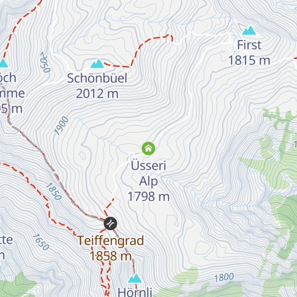Map of Üsseri Alp
