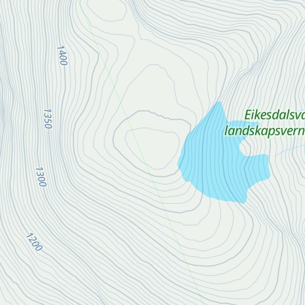 Map of Evelsfonnhøa