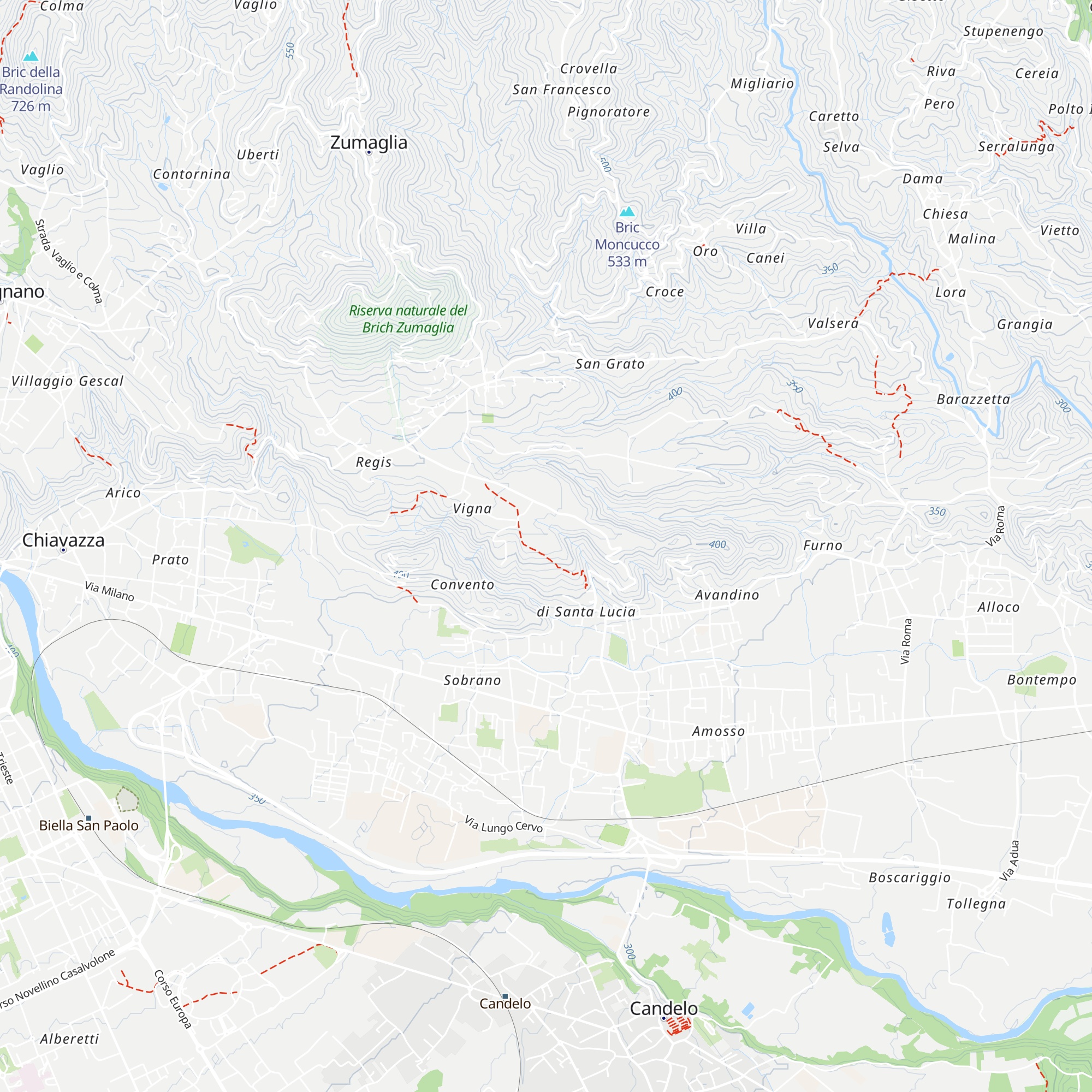 Villa Malpenga map