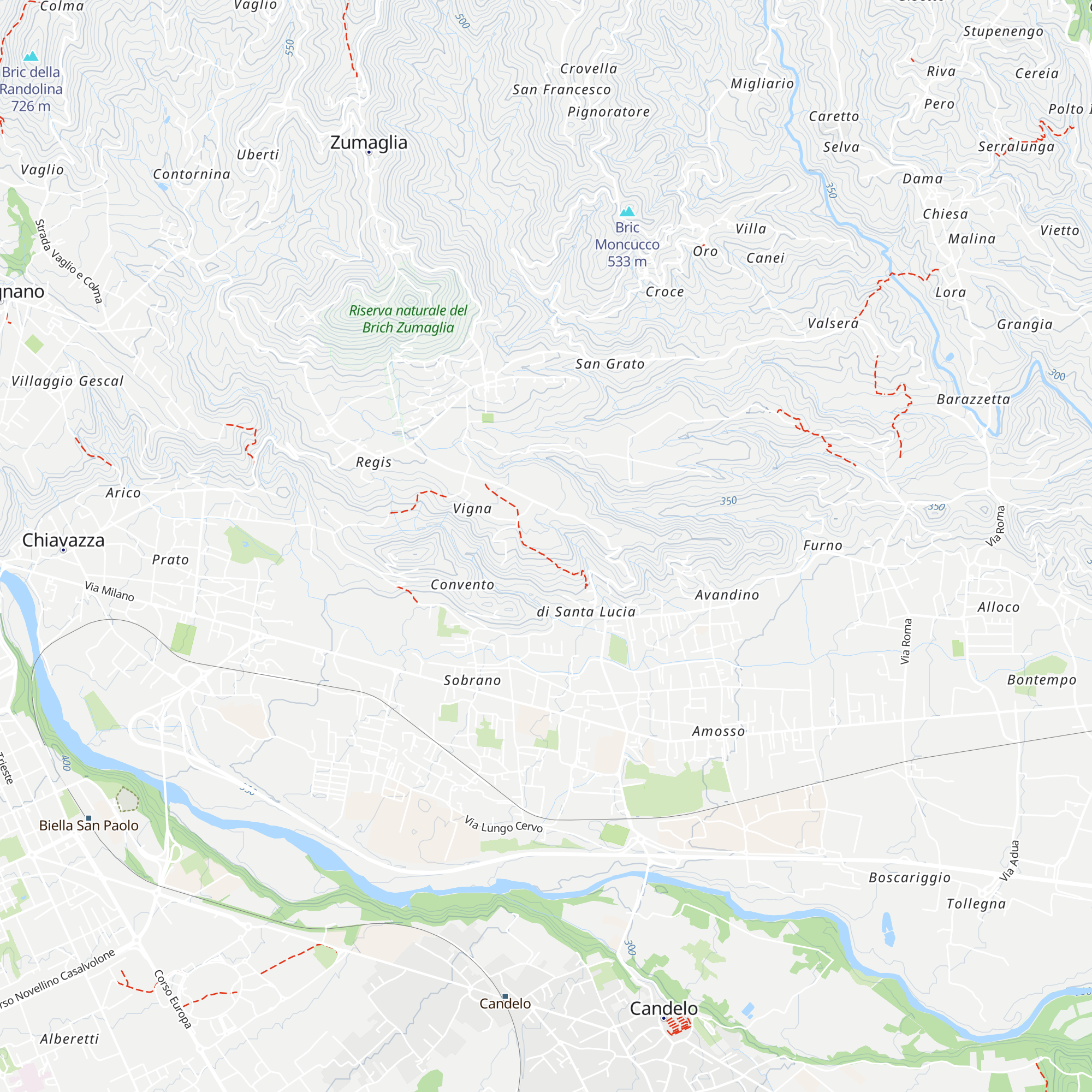 Villa Malpenga map
