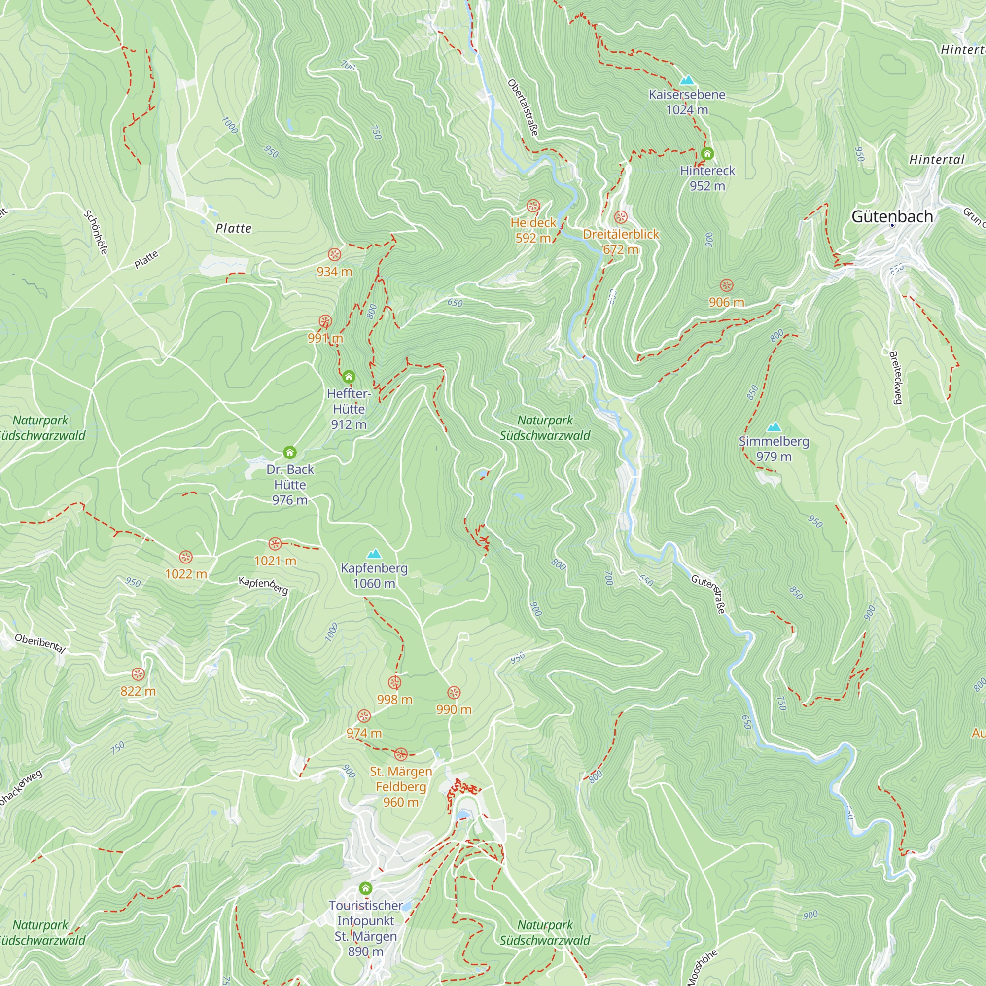 Haldenhütte map
