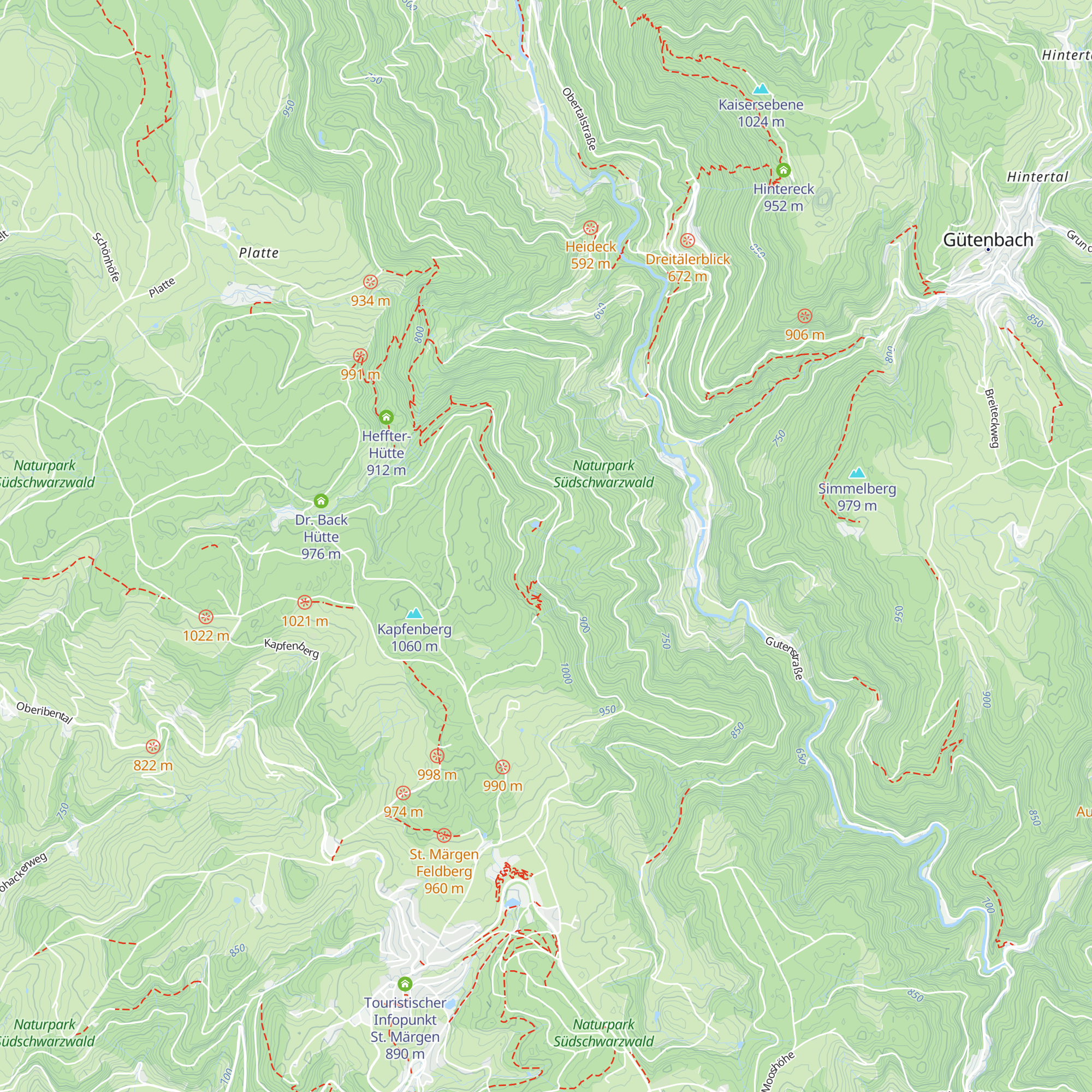 Haldenhütte map