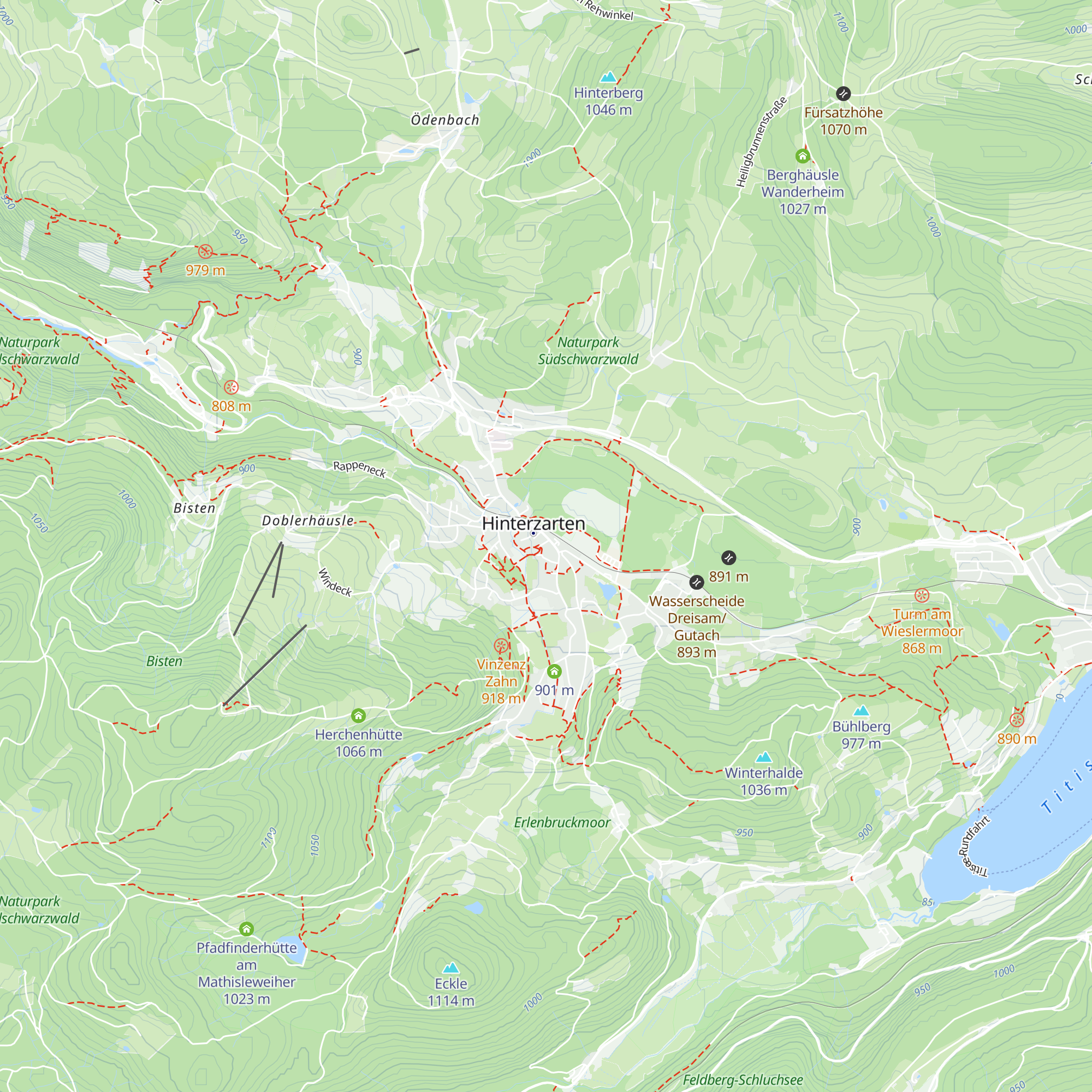 Tourist Information map