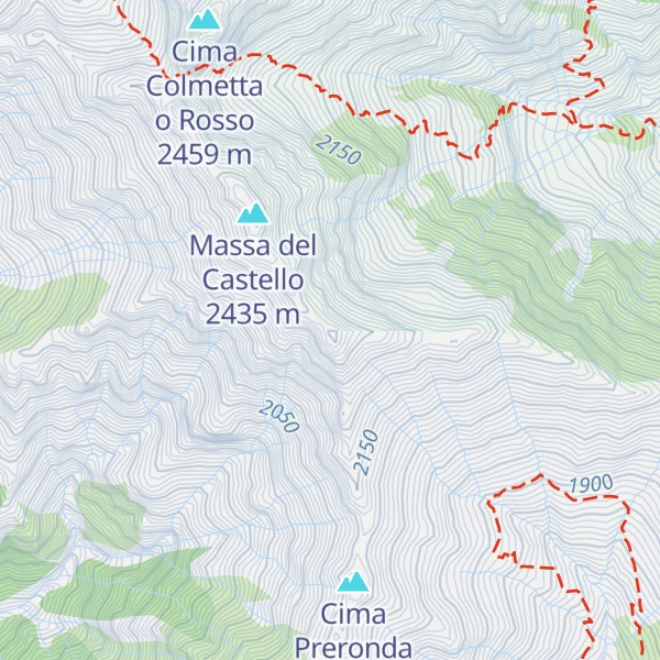 Map of Massa della Sajunca