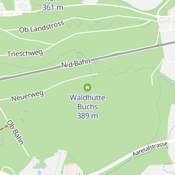 Map of Waldhütte Buchs