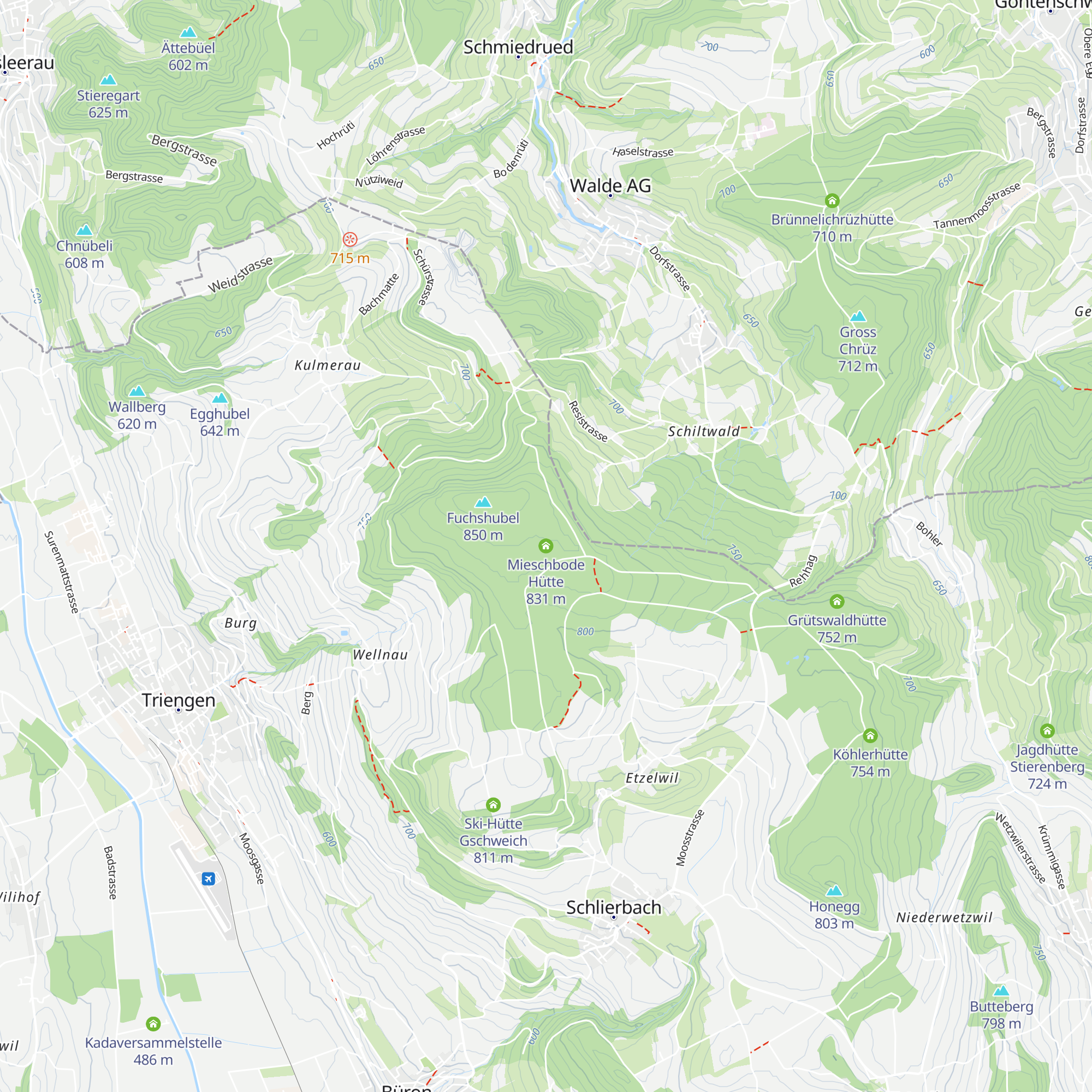 Mieschbode Hütte map