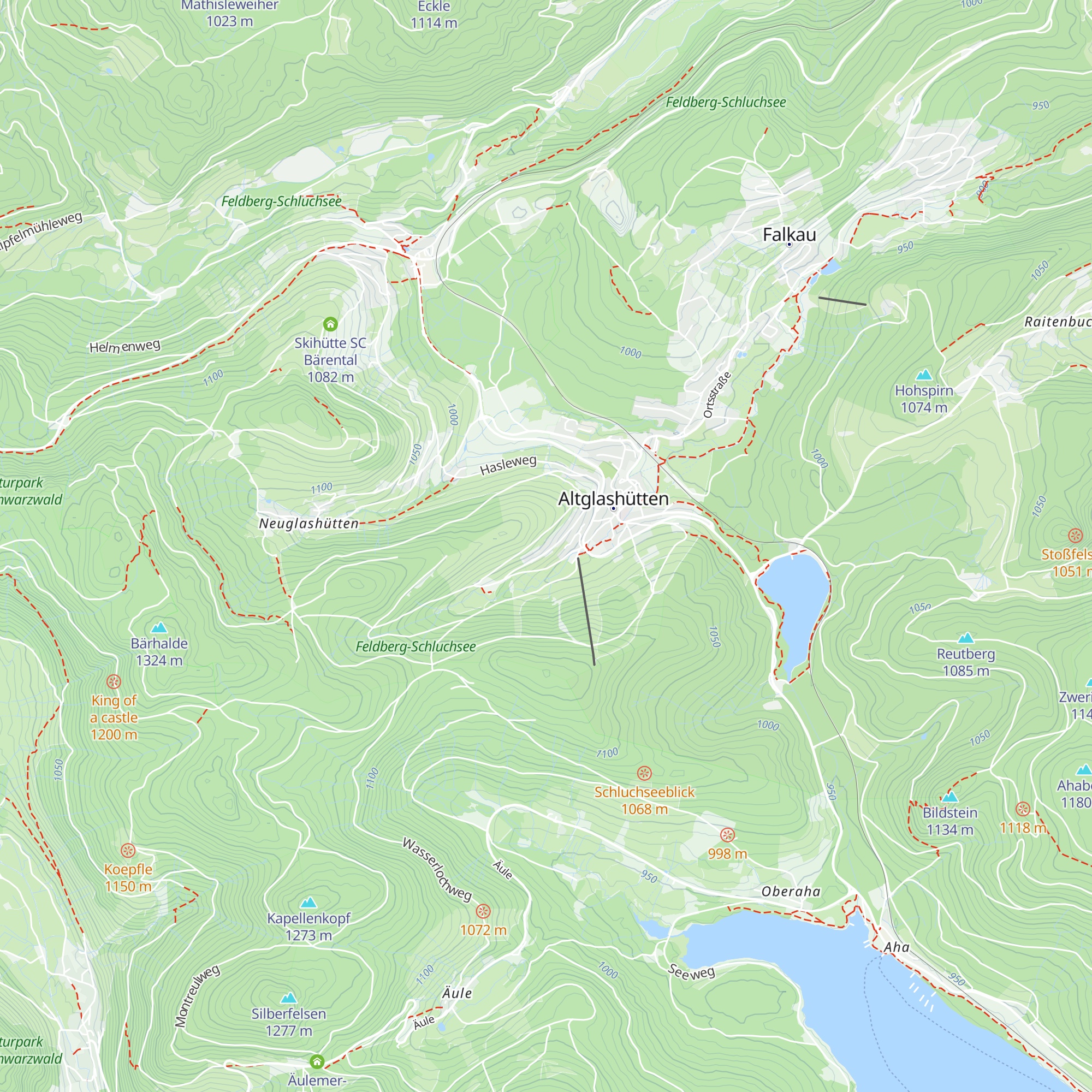 Freizeit- und Bildungszentrum Altglashütten map