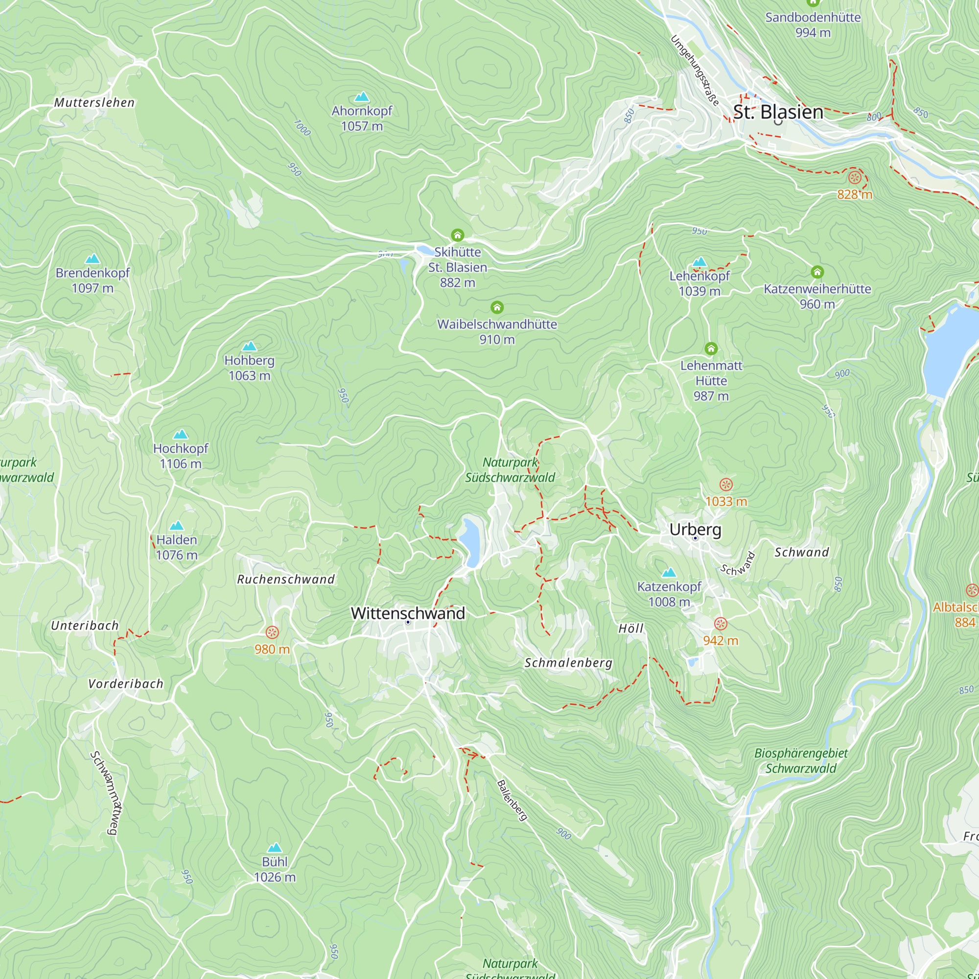 Horbachermoor Hütte map