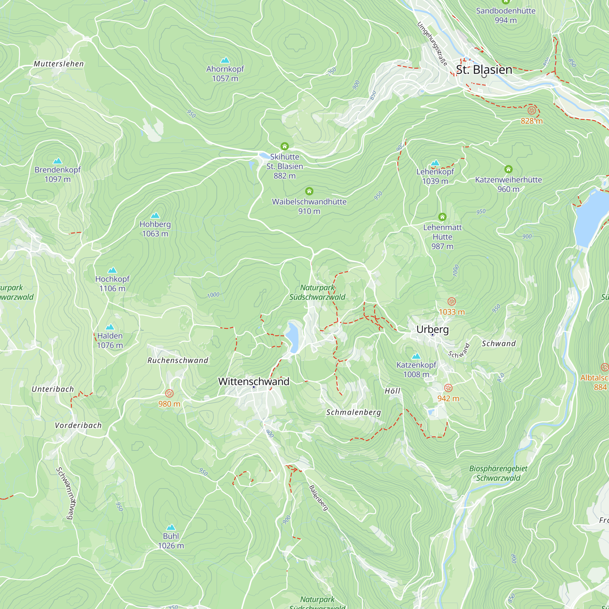 Horbachermoor Hütte map