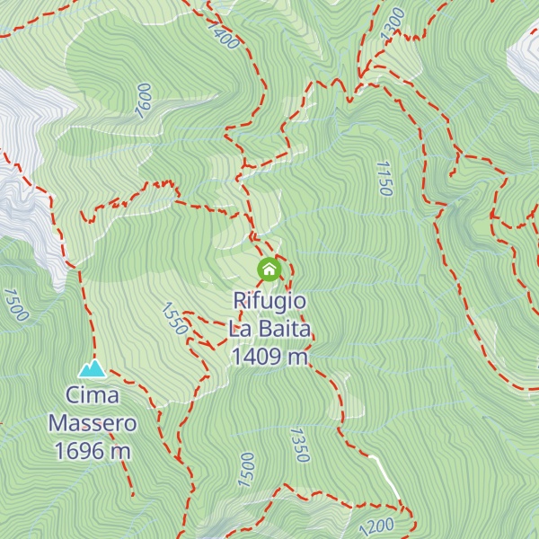 Map of Rifugio La Baita