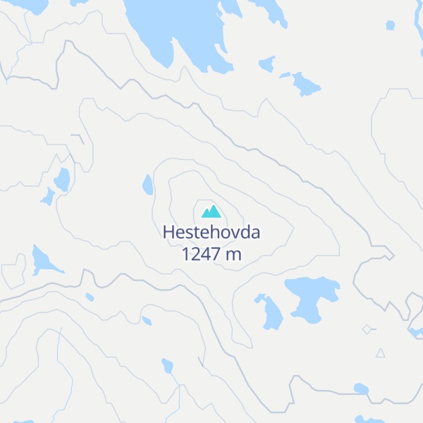 Map of Hestehovda