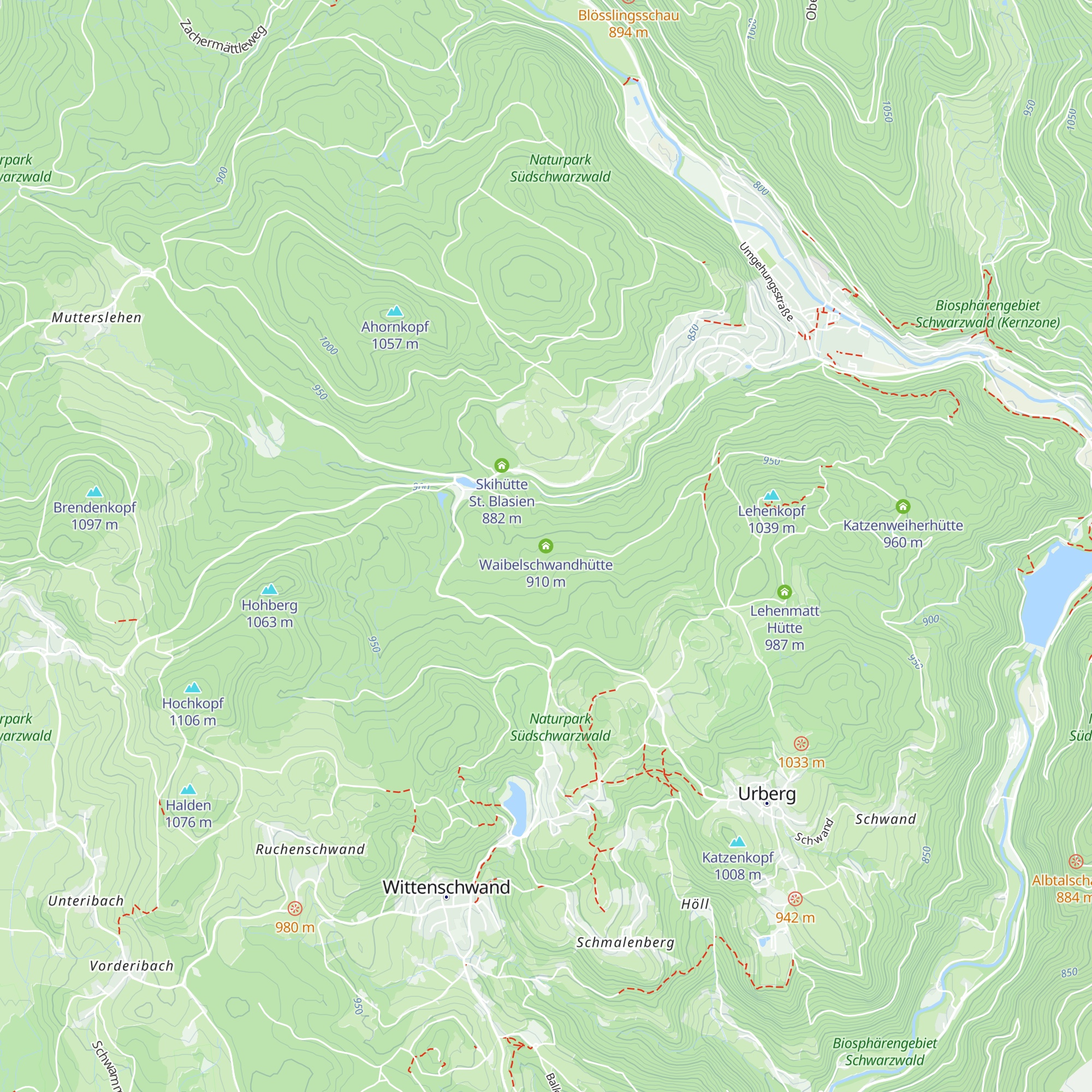 Waibelschwandhütte map