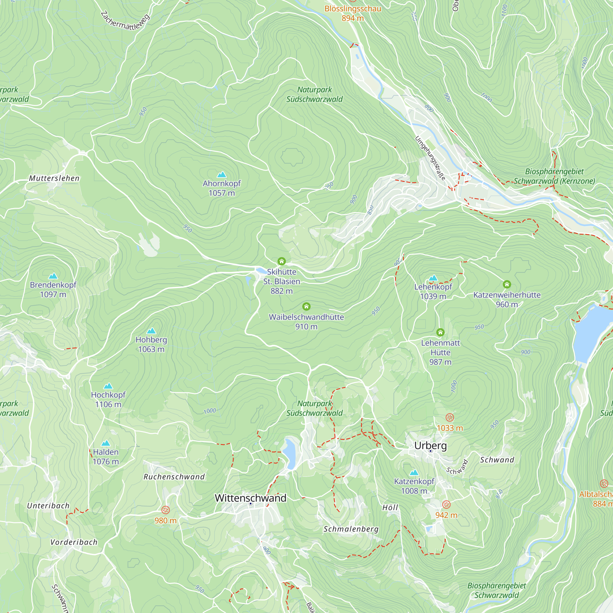 Waibelschwandhütte map