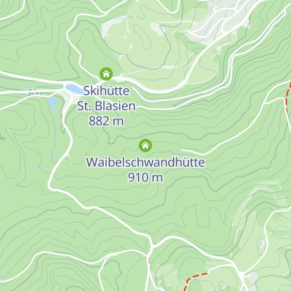 Map of Waibelschwandhütte