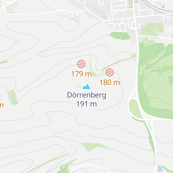 Map of Dörrenberg