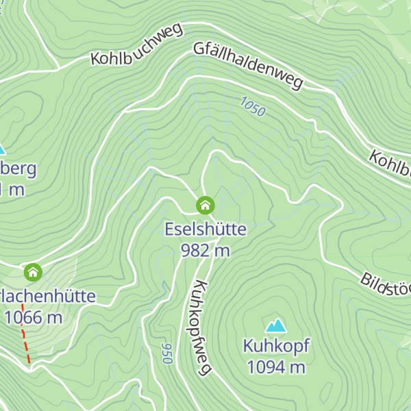 Map of Eselshütte