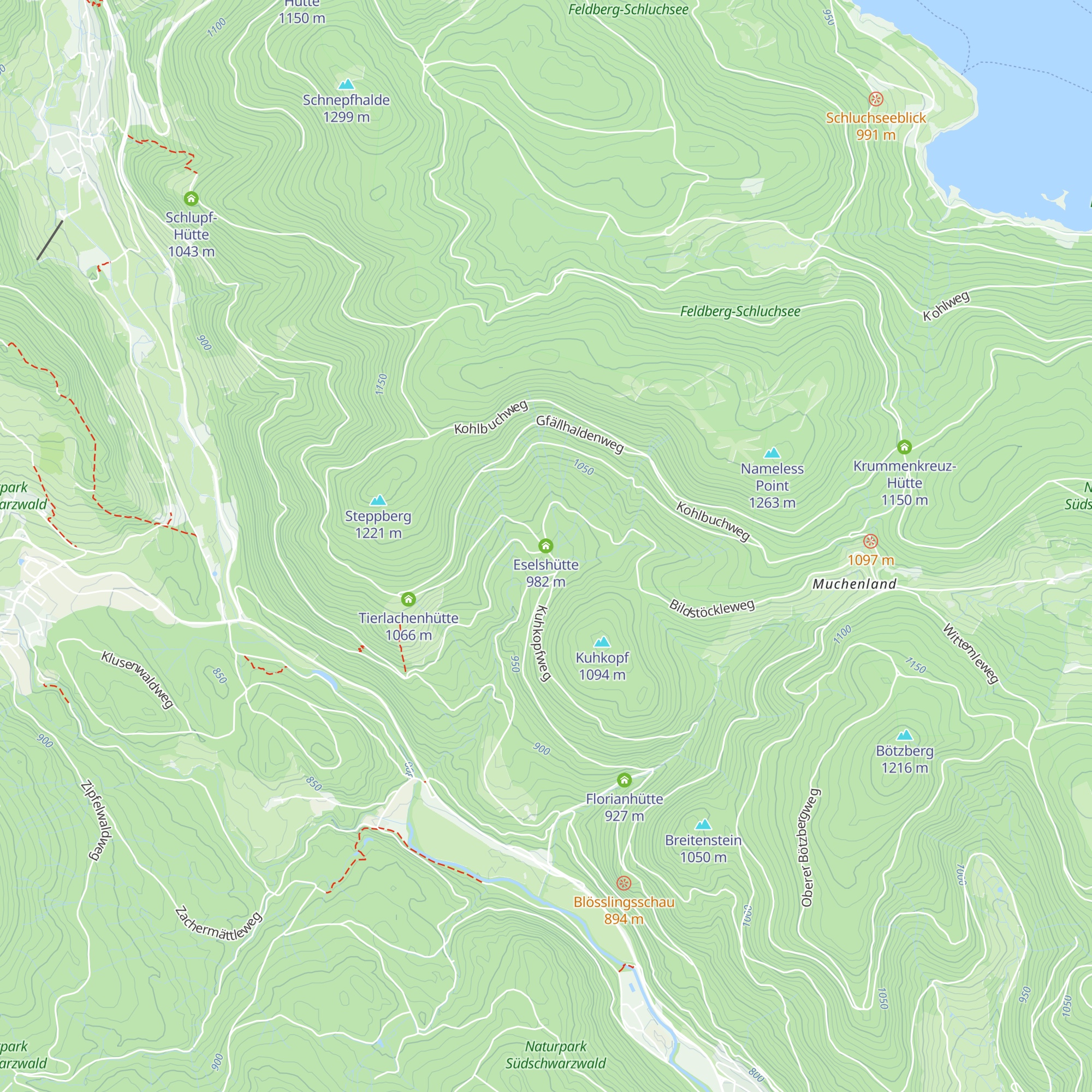Eselshütte map