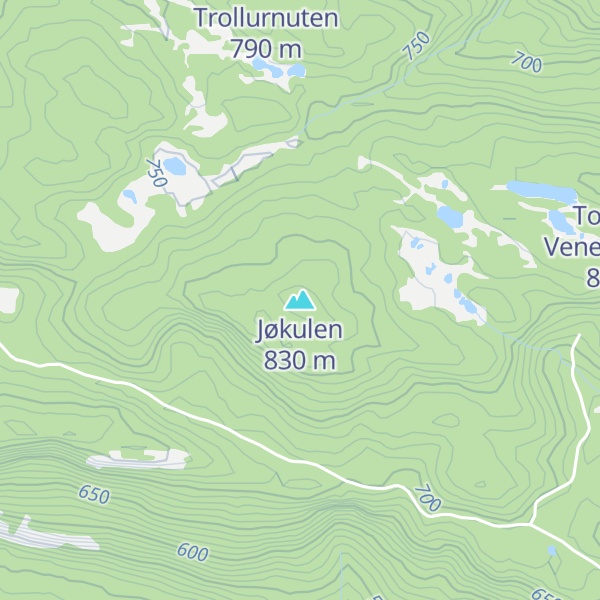 Map of Jøkulen