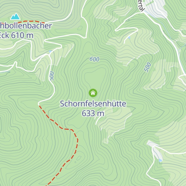 Map of Schornfelsenhütte