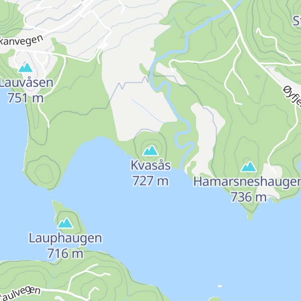 Map of Kvasås