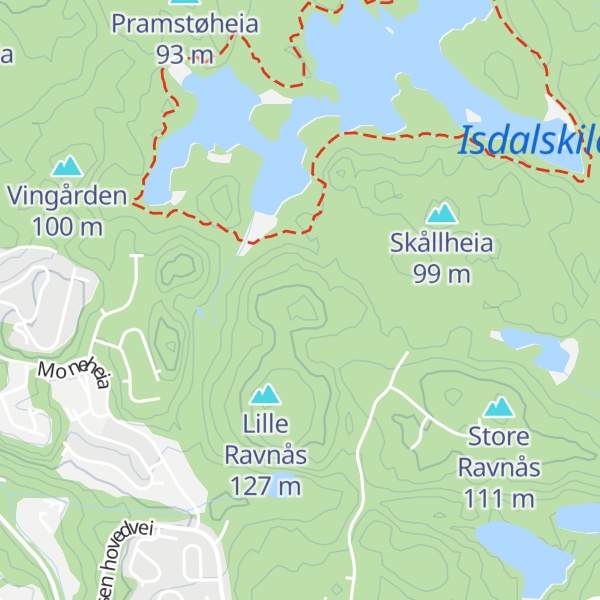 Map of Ravnåsen