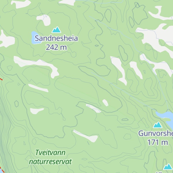Map of Store Svarteberg
