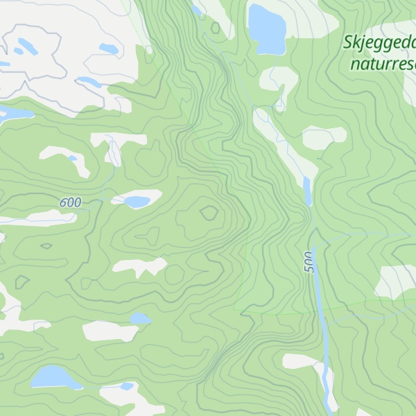 Map of Kjellhommen