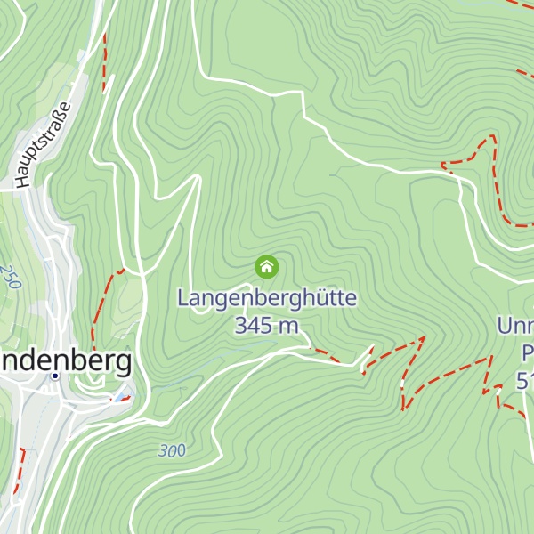 Map of Langenberghütte