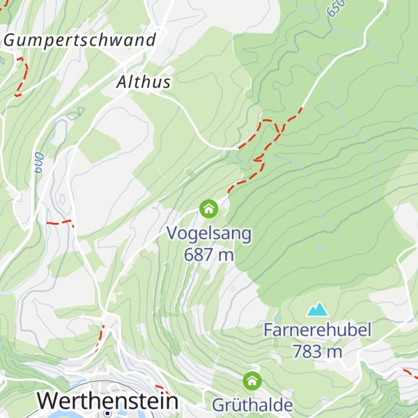 Map of Vogelsang
