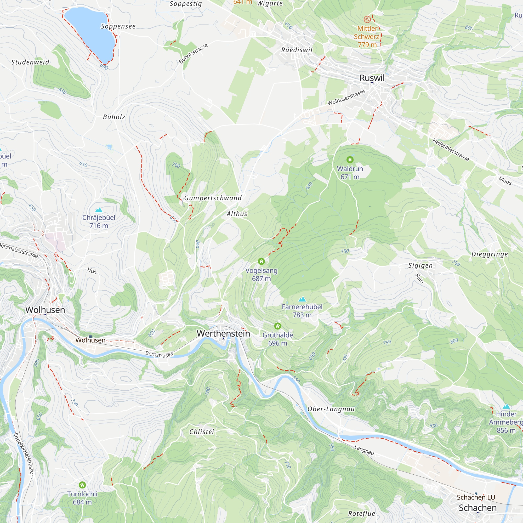 Vogelsang map